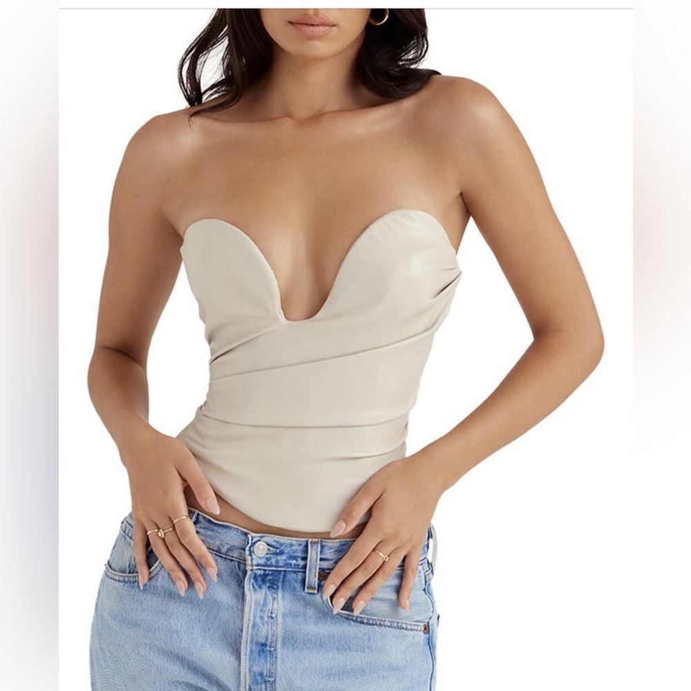 House of CB Saffira Leather Corset